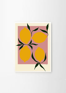 Plakát Pink Lemon by Anna Mörner