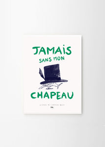 Plakát L'Oiseau au Chapeau Bleu by Another Art Project