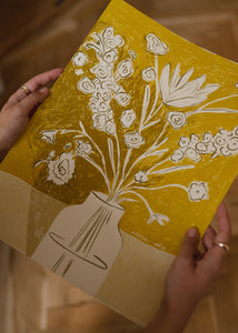 Plakát A Yellow Bouquet by Atelier Aha