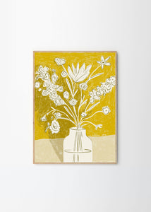 Plakát A Yellow Bouquet by Atelier Aha