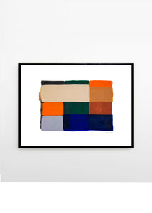 Plakát Colour Squares 01 by Berit Mogensen Lopez