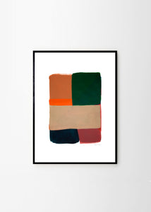 Plakát Colour Squares 02 by Berit Mogensen Lopez