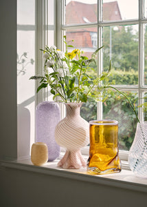 Váza Mella bonbon světle béžová 30cm