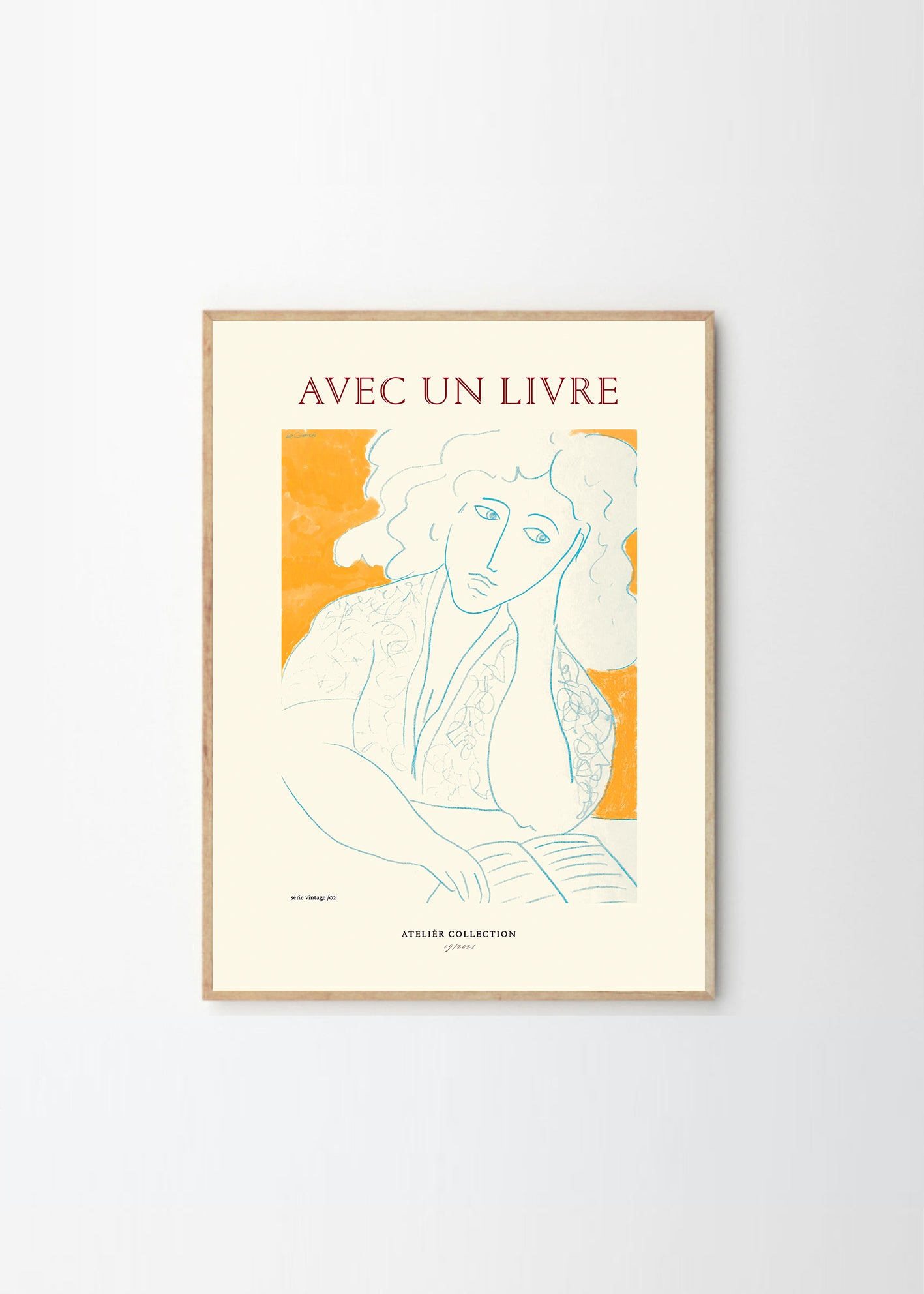 Plakát Avec Un Livre by By Garmi