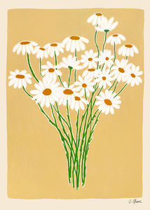 Plakát Daisies by Carla Llanos