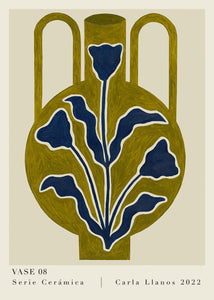 Plakát Vase 08 by Carla Llanos