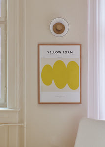 Plakát Yellow Form by Emma Lawrenson