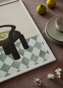 Plakát Chair with Fruit by Isabelle Vandeplassche