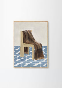 Plakát Chair with Blanket by Isabelle Vandeplassche