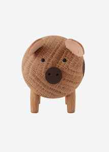 Dřevěné prasátko Bubba Pig dubové