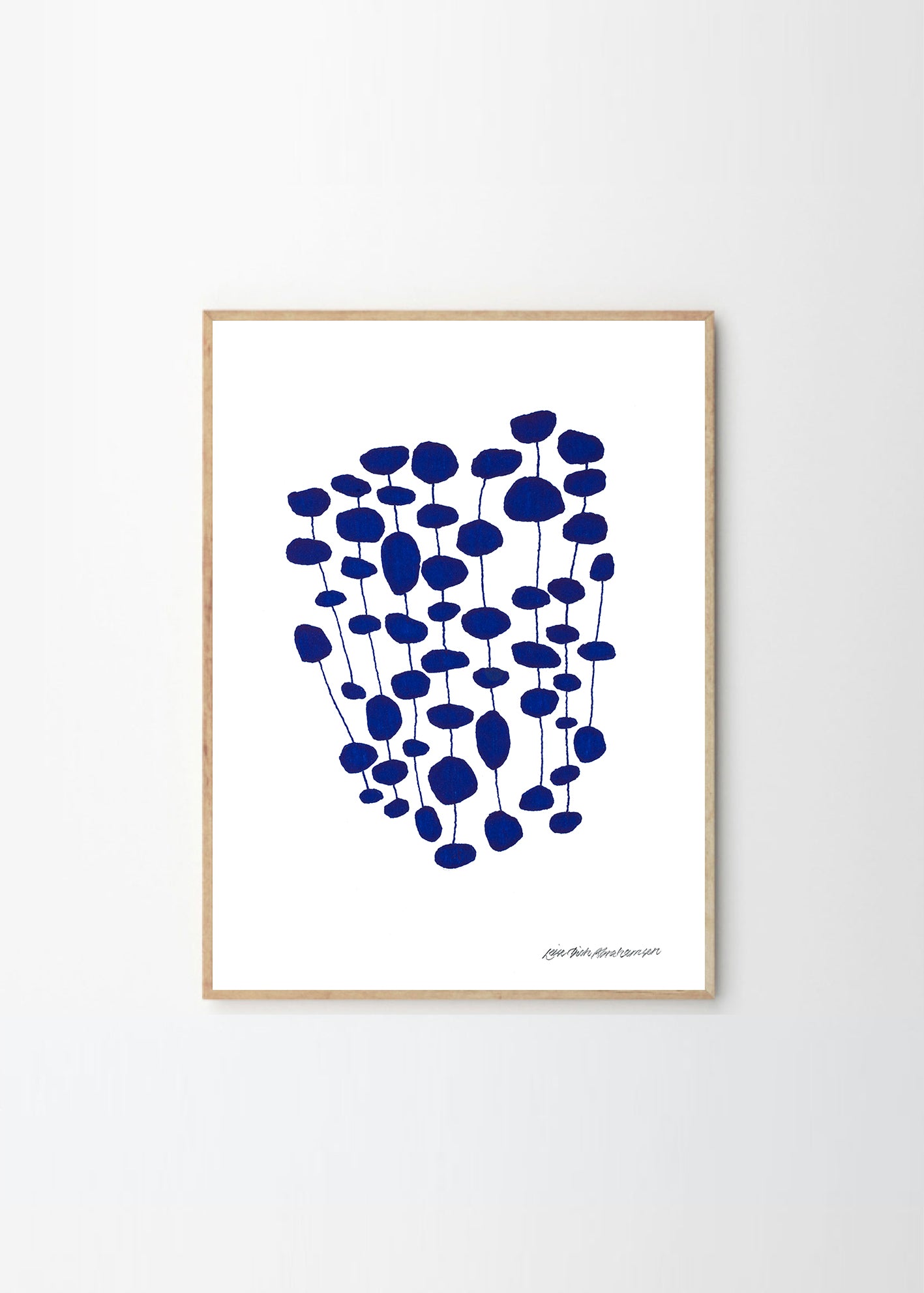 Plakát Blue Pearl Forest by Leise D. Abrahamsen