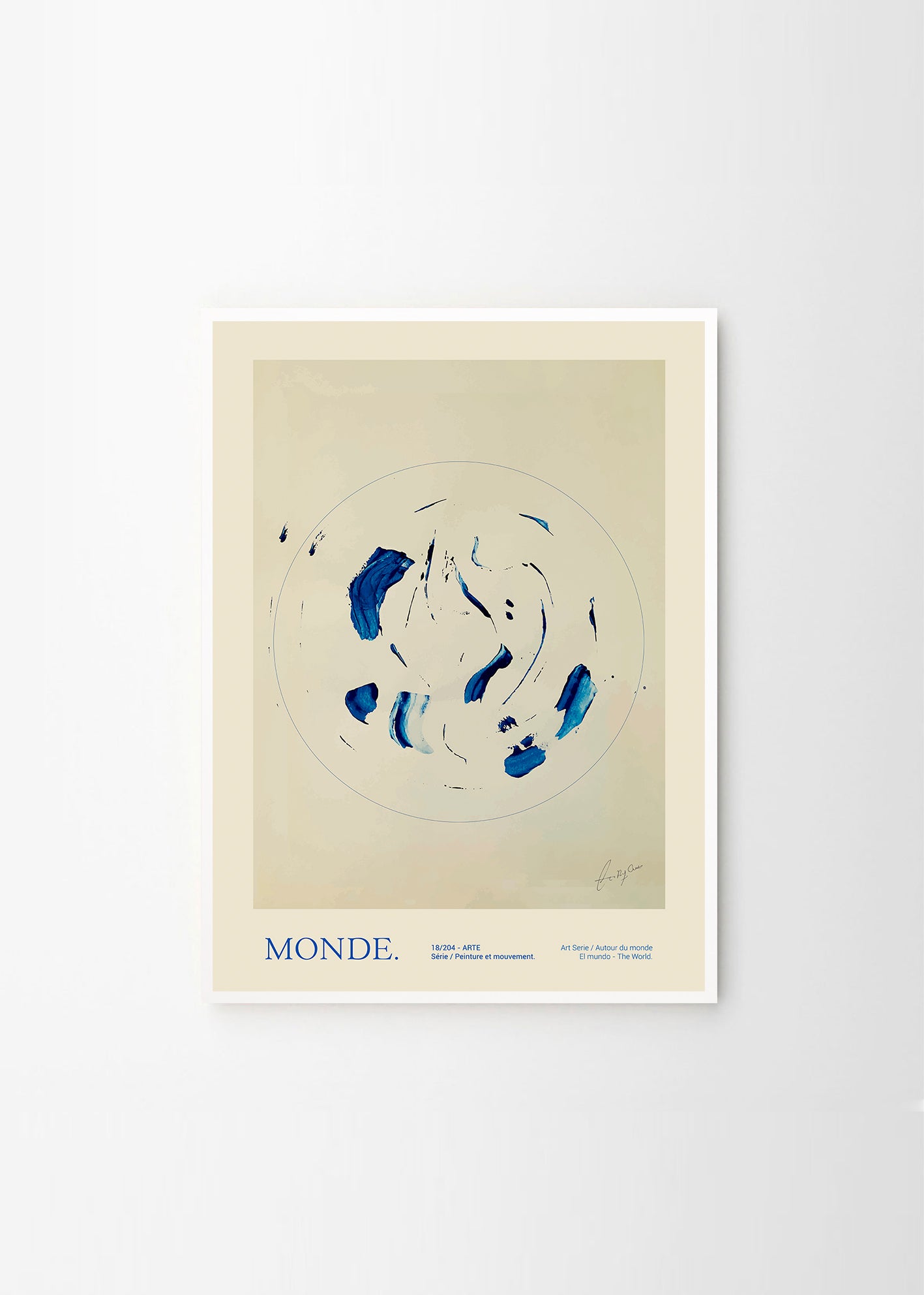 Plakát Le Monde by Lucrecia Rey Caro