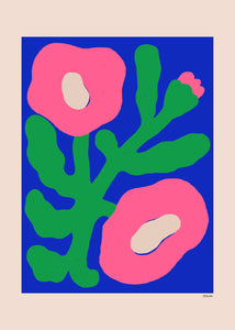 Plakát Pink Poppies by Madelen Möllard