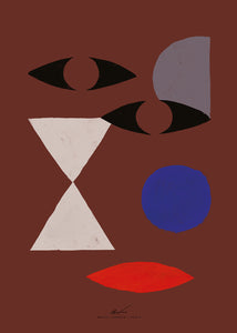 Plakát Abstract Face by Matías Larrain