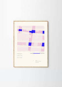 Plakát Square Abstraction by Mille Henriksen
