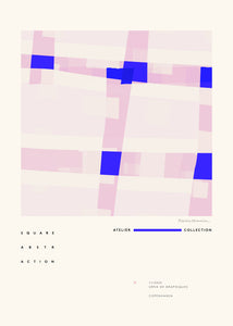 Plakát Square Abstraction by Mille Henriksen