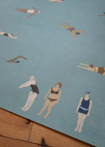 Plakát Swimmers by Fine Little Day