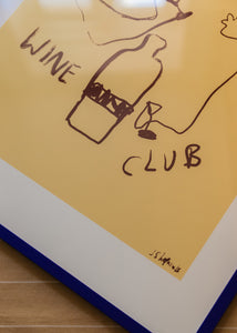Plakát Wine Club by Ruby Hughes