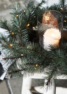 Vánoční věnec Wreath s LED světly 45 cm jedlový
