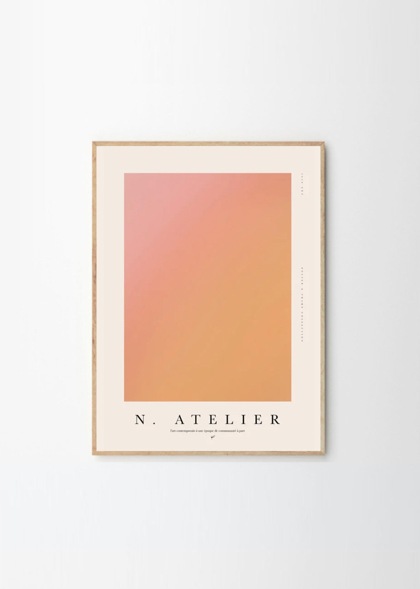 Plakát Warm Gradient 002 by N.Atelier