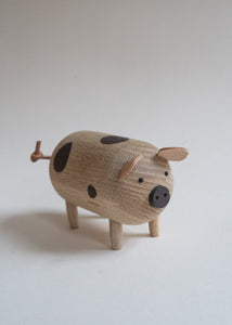 Dřevěné prasátko Bubba Pig dubové